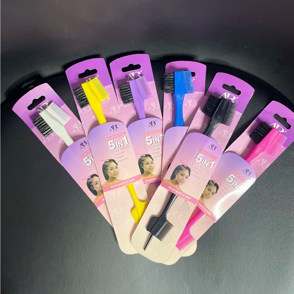 AB 5-in-1 Hair Styling Brushes - Multicolor Set